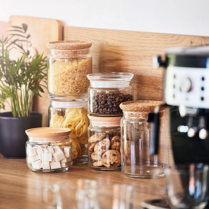 Luminarc shop glass storage