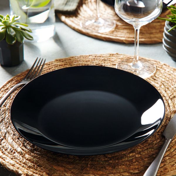 Assiette Luminarc Zelie Noir verre